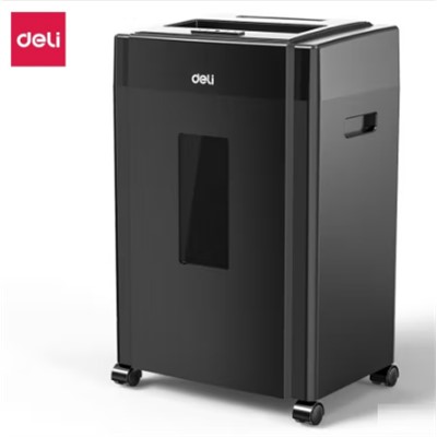 得力(deli) 9904 碎紙機(jī) 辦公商用碎紙機(jī) 單次8張 20L 持續(xù)10分鐘 可碎卡碎光盤